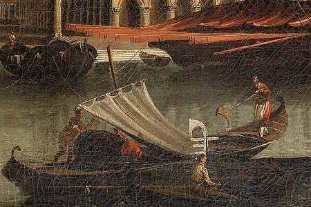 Фрагмент The Molo from the Bacino di San Marco Venice