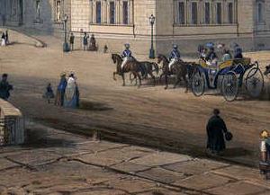 Фрагмент The new Hermitage in St. Petersburg in the 19th century