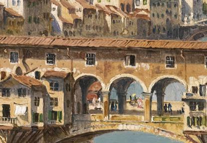 Фрагмент THE PONTE VECCHIO FLORENCE