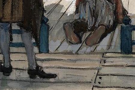 Фрагмент THE PROMENADE OF EMPRESS ELIZAVETA PETROVNA