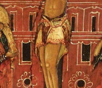 Фрагмент The rucifixion of Christ NORTHERN RUSSIA irca 1700