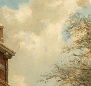 Фрагмент THE SMITHY OF CULEMBORG IN WINTER TIME