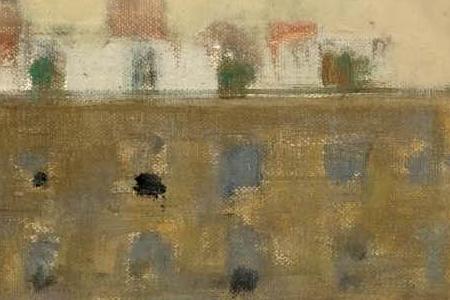 Фрагмент THE SQUARE DU TEMPLE, PARIS IN WINTER