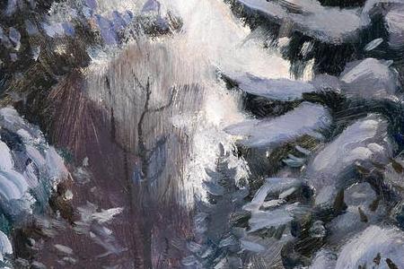 Фрагмент Tracks in the Snow