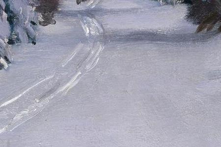 Фрагмент Tracks in the Snow