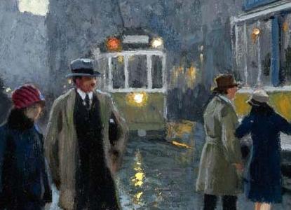 Фрагмент TRAMCARS-ON-BREDGADE-STREET,-COPENHAGEN