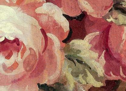 Фрагмент Три розы на мятой бумаге