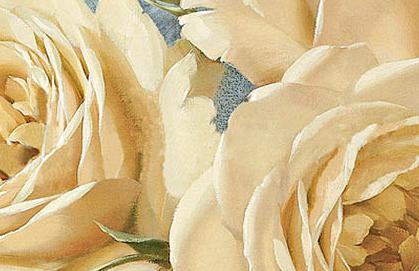 Фрагмент Три розы на столе I