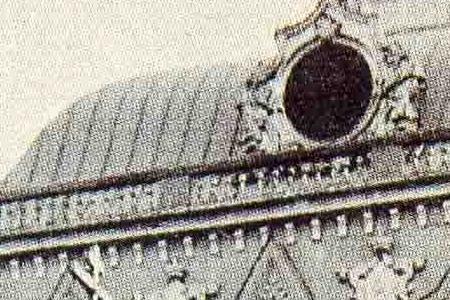 Фрагмент Церковь Спаса Преображения на Бору. 1883.