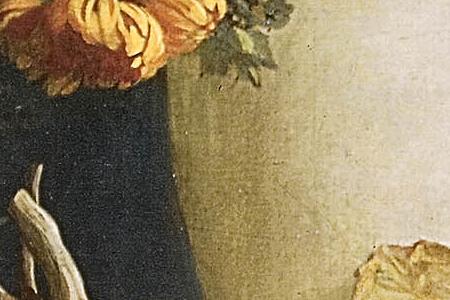 Фрагмент Цветы и фрукты.