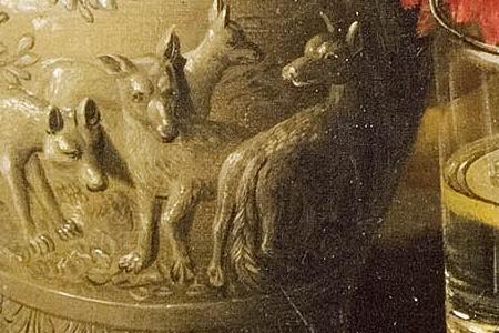 Фрагмент Цветы и плоды.1839.