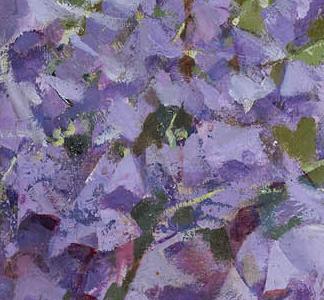 Фрагмент Цветы на крыльце