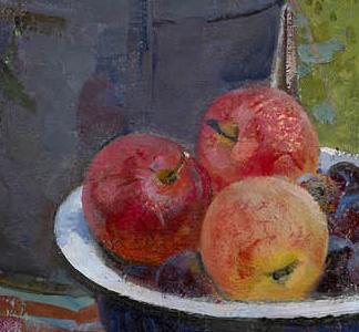 Фрагмент Цветы на крыльце