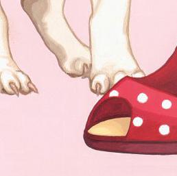 Фрагмент Туфли в горошек