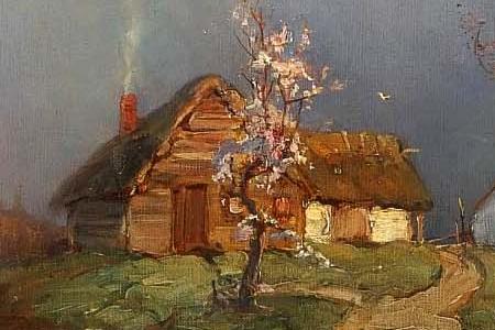 Фрагмент Туман над рекой