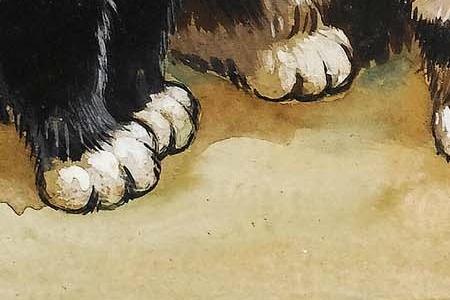 Фрагмент Two little kittens