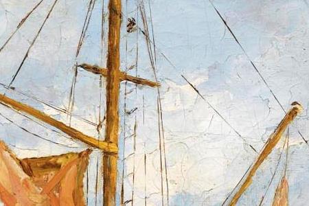 Фрагмент TWO SHIPS BY THE QUAY