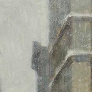 Фрагмент Улицы Нью Йорка зимой