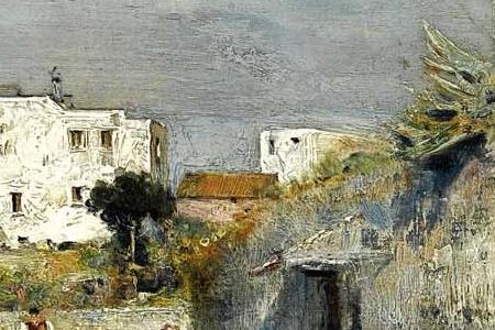 Фрагмент Улочка на юге Франции