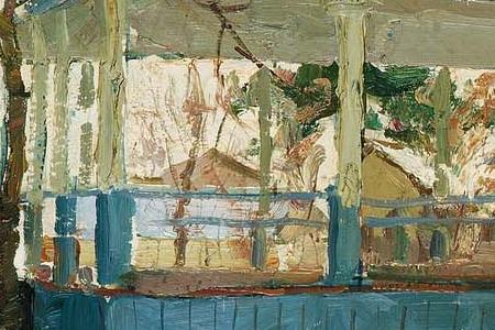 Фрагмент Usadba in winter