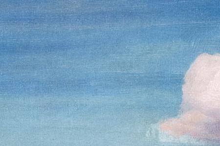 Фрагмент В голубом просторе. 1918.