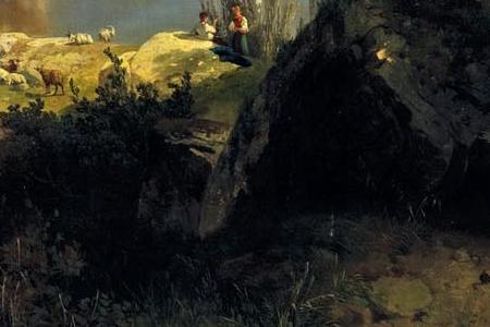 Фрагмент В горах Швейцарии