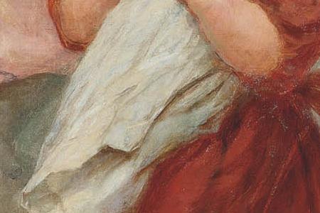 Фрагмент В яблоневом саду