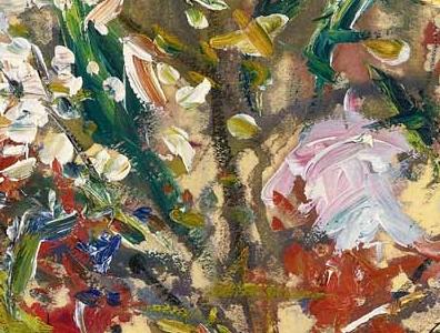 Фрагмент VASE DE FLEURS SUR UNE TABLE