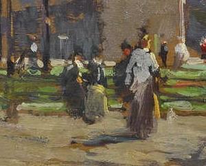 Фрагмент Вашингтон в парке