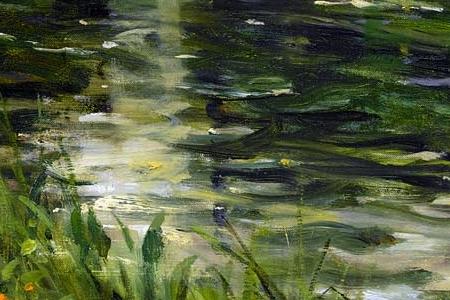 Фрагмент Вечер на озере