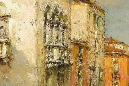 Фрагмент Venice with San Marco in the distance