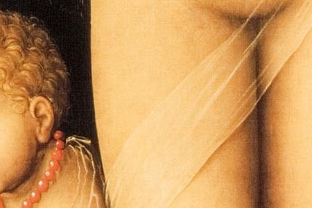 Фрагмент Venus and Cupid.1509