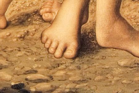 Фрагмент Venus and Cupid.1509