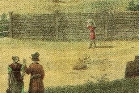 Фрагмент Вид  Москвы с высот правого берега Яузы.