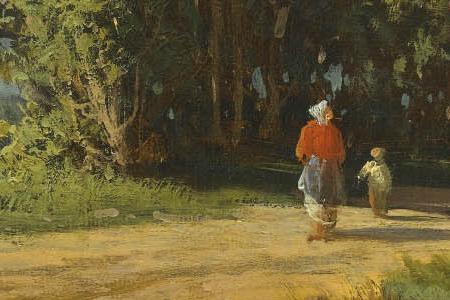 Фрагмент Вид на гору Ай-петри в крыму