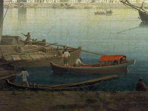 Фрагмент Вид на Неву от Петропавловской крепости