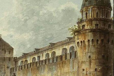 Фрагмент Вид на Воскресенские ворота и Неглинный мост от Тверской улицы