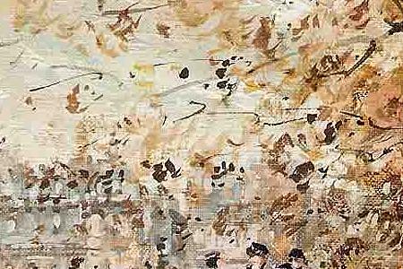 Фрагмент Вид Парижа осенью