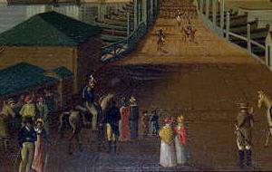 Фрагмент Вид Петербурга в день празднования 100-летия города