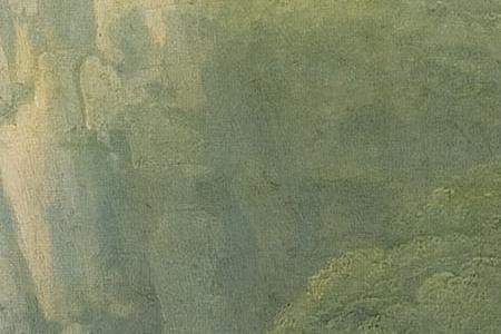 Фрагмент Вид реки в Сбири. 1817.