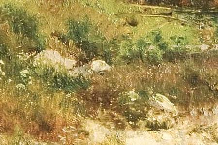 Фрагмент Вид северной Италии. 1902.