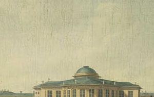 Фрагмент Вид Таврического дворца со стороны сада