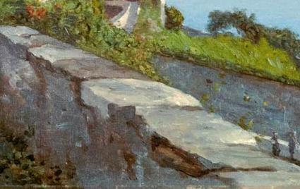 Фрагмент VIEW AT THE CASTLE OF GLEROLLES