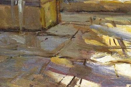 Фрагмент VIEW OF A GARDEN IN THE SOUTH OF FRANCE