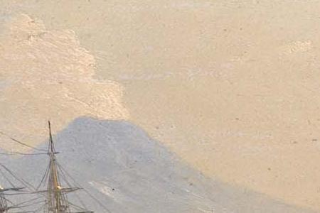 Фрагмент VIEW OF MOUNT VESUVIUS