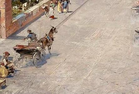 Фрагмент VIEW OF POSILIPO NEAR NAPLES