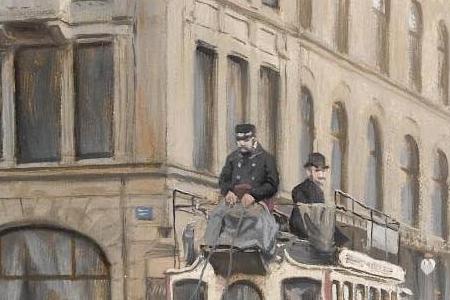 Фрагмент VIEW OF STROGET, COPENHAGEN