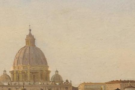 Фрагмент VIEW OF THE CASTEL SANT ANGELO ROME