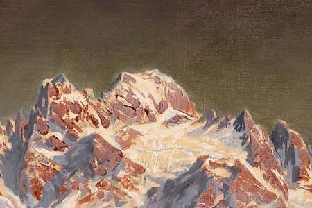 Фрагмент View of the Fluchthorn in the Eastern Silvretta