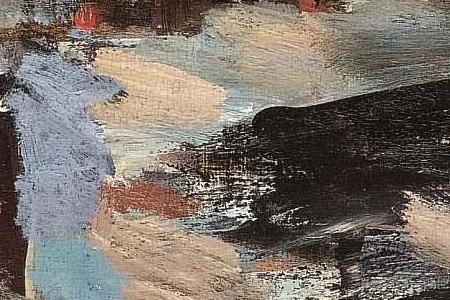 Фрагмент VILLAGE IN WINTER